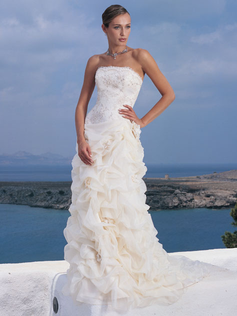 Orifashion Handmadestrapless wedding dress / gown 197