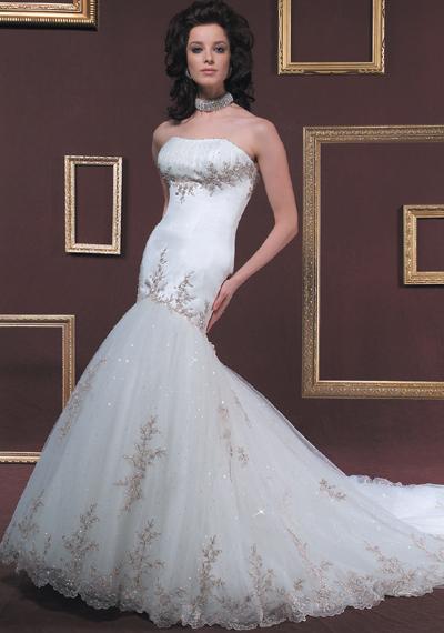 Orifashion Handmadestrapless wedding dress / gown 205