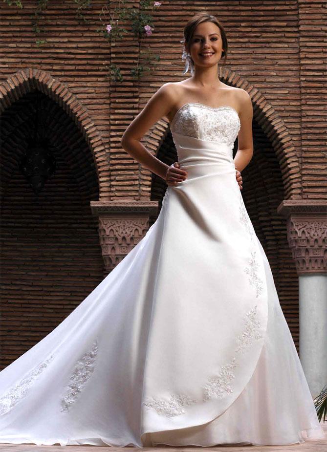 Orifashion Handmadestrapless wedding dress / gown 206