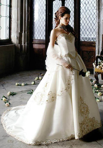 Orifashion Handmadestrapless wedding dress / gown 212