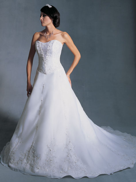 Orifashion Handmadestrapless wedding dress / gown 213