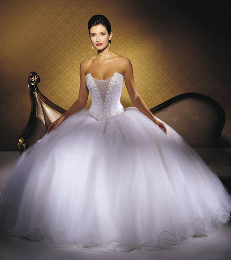 Orifashion Handmadestrapless wedding dress / gown 215