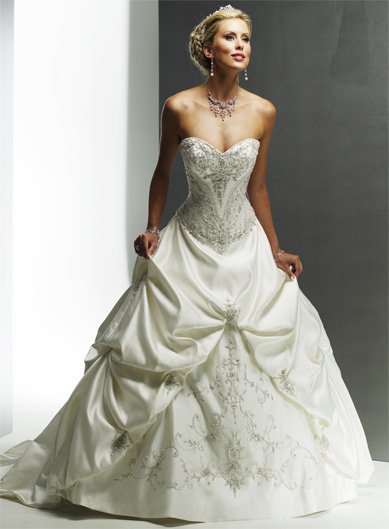Orifashion Handmadestrapless wedding dress / gown 223