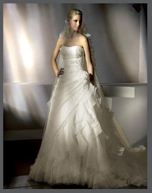 Orifashion Handmadestrapless wedding dress / gown 224