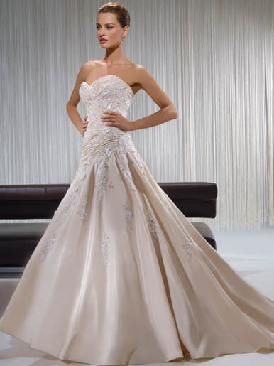 Orifashion Handmadestrapless wedding dress / gown 239