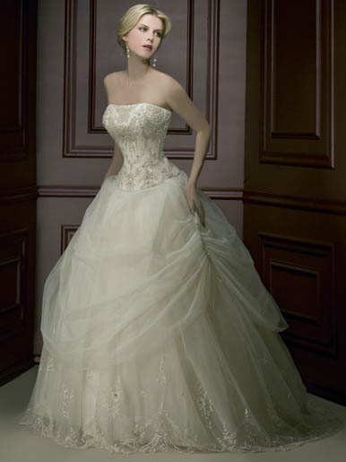 Orifashion Handmadestrapless wedding dress / gown 243