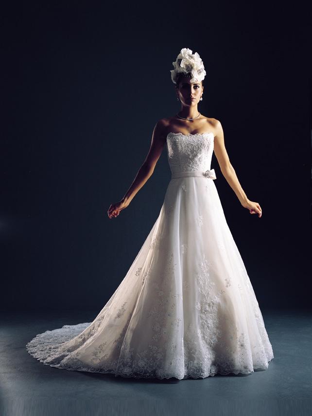 Orifashion Handmadestrapless wedding dress / gown 251