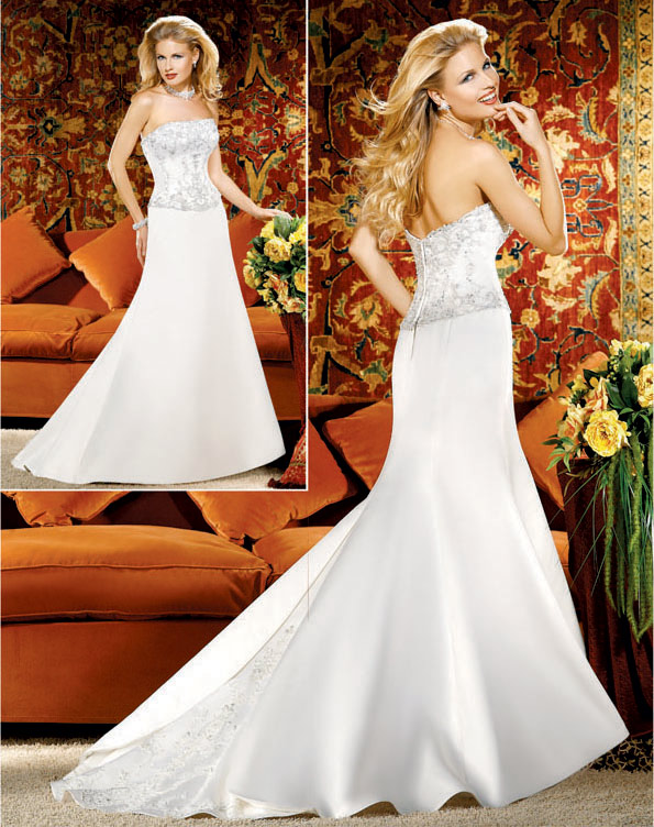 Orifashion Handmadestrapless wedding dress / gown 265