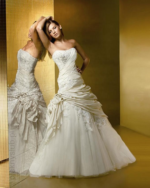 Orifashion Handmadestrapless wedding dress / gown 293