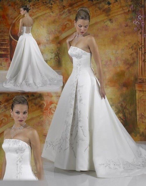 Orifashion Handmadestrapless wedding dress / gown 294