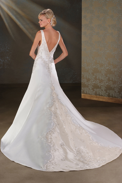 Handmade Modest Wedding Dress BO048